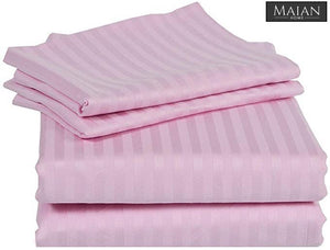 MAIAN HOME 4in1 Luxury Bedsheets Set LIGHT PINK