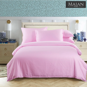 MAIAN HOME 4in1 Luxury Bedsheets Set LIGHT PINK